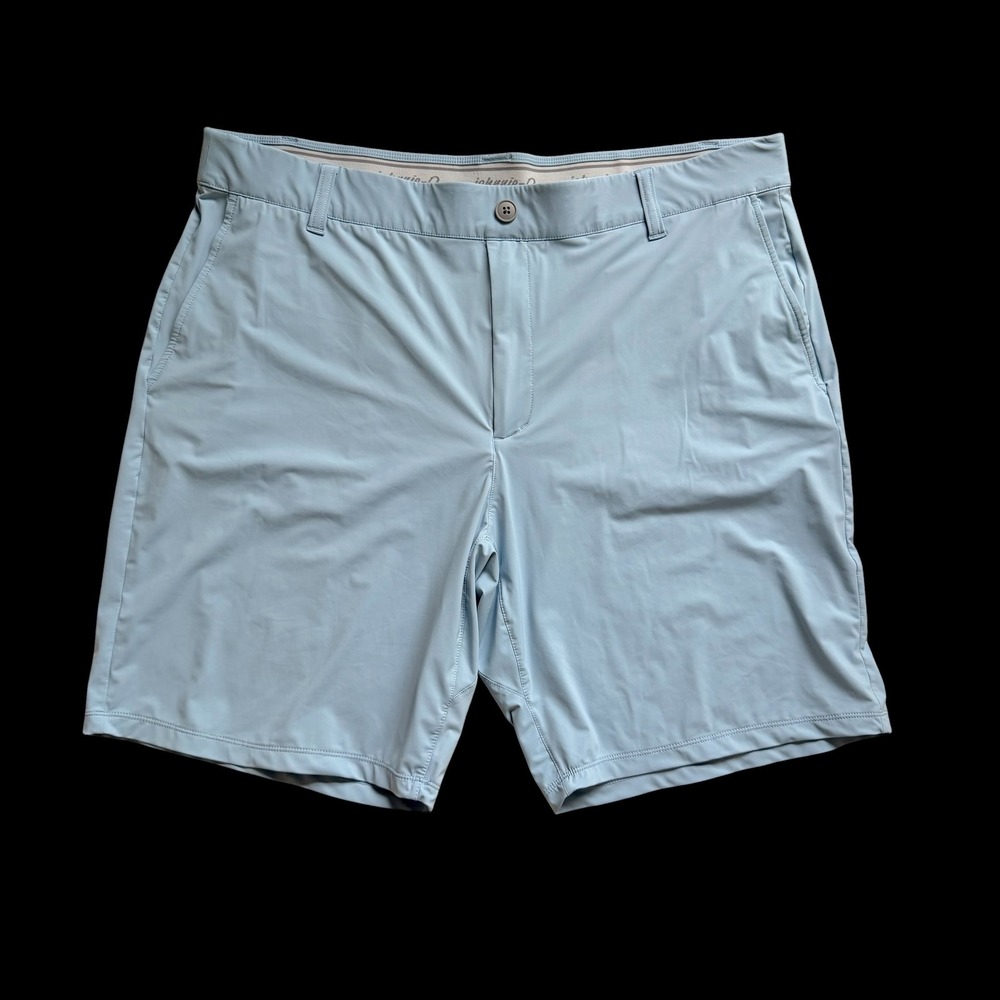 Johnnie-O Performance Fusionn Shorts Sz 40 Dawn Blue Golf JMSH2240 Stretch